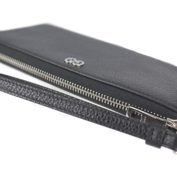 Gucci GG Metal Wrist Wallet Long Wallet Leather Black - Picture 8 of 16